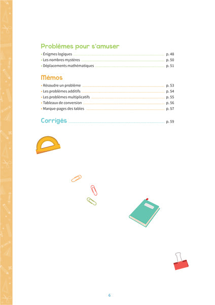Mon cahier en résolution de problèmes - 6e harmos - 9-10 ans