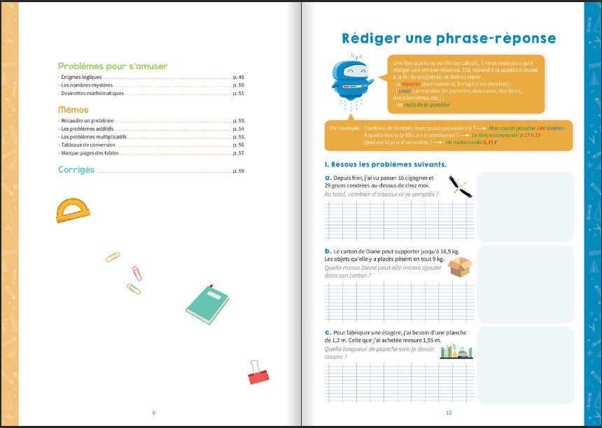 Mon cahier de résolution de problèmes - 10 - 11 ans - 7ème harmos