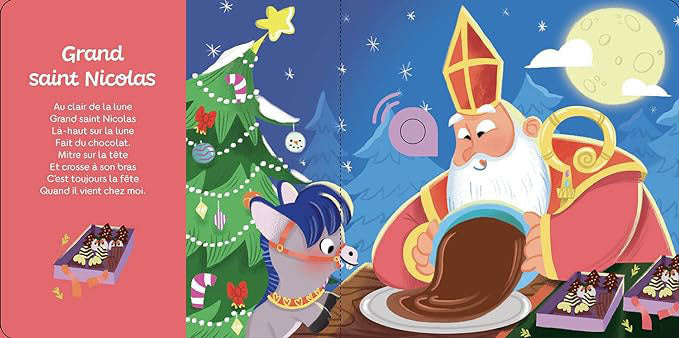 Ô Grand Saint-Nicolas - Album sonore - Comptines Saint-Nicolas Livres La family shop