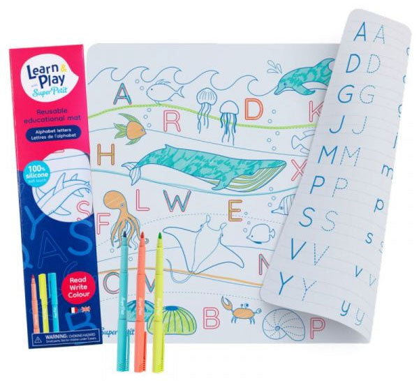 Coloriage en silicone- Lettres de l'alphabet - Dès 4 ans Jeux & loisirs créatifs olf