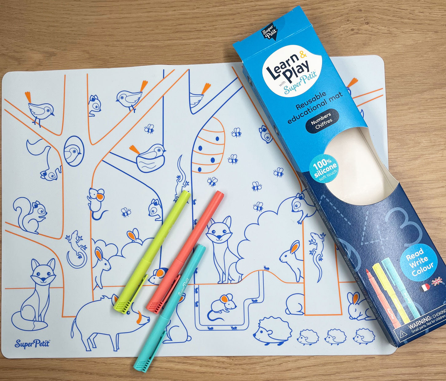 Coloriage en silicone - découvre les chiffres - Dès 4 ans Jeux & loisirs créatifs Happy clown