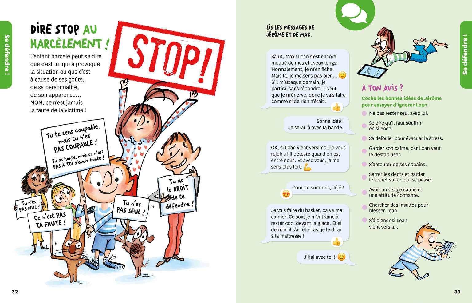 Stop au harcèlement scolaire avec Max et Lili - Carnet d’activités Livres OLF