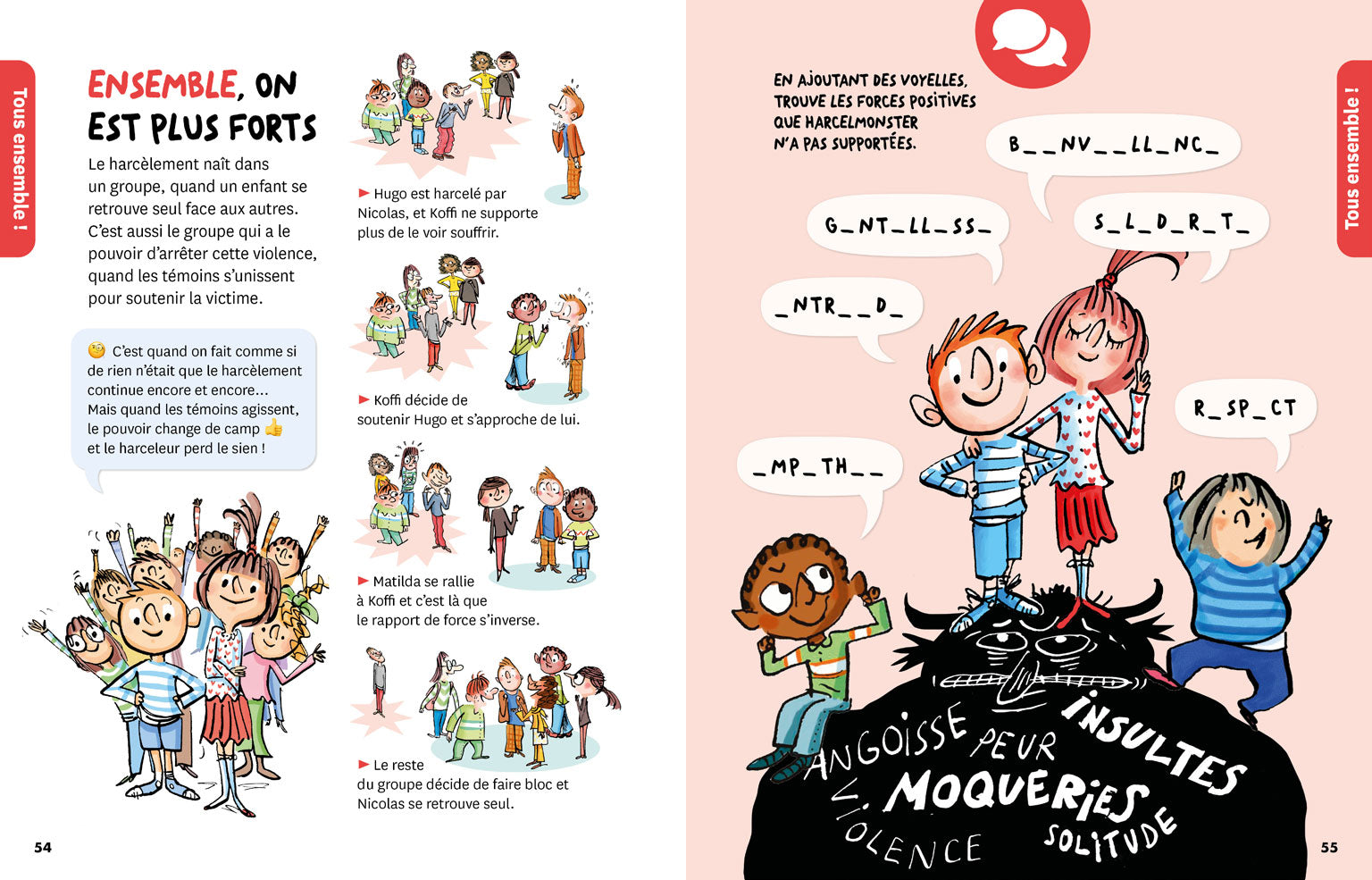 Stop au harcèlement scolaire avec Max et Lili - Carnet d’activités Livres OLF