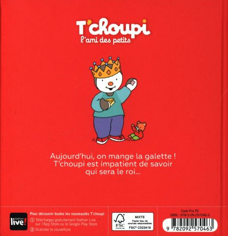 T'Choupi aime la galette Livres La family shop