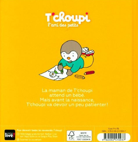T'Choupi, bientôt grand frère - Dès 2 ans Livres La family shop   