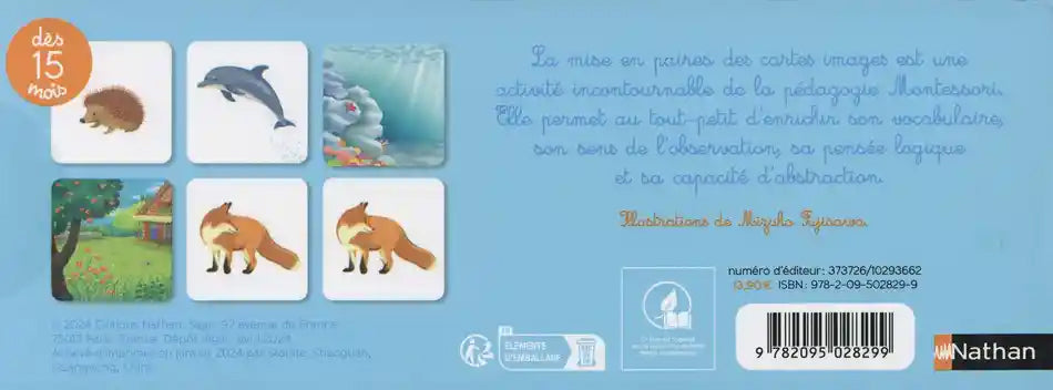 Tout-petit Montessori - Animaux - mon coffret de mise en paires Montessori & Steiner OLF (Interforum)