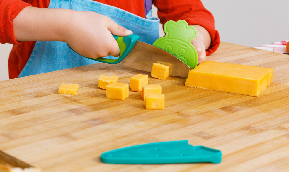 Couteau de cuisine ChefClub Vert - Enfants dès 7 ans Jeux & loisirs créatifs OLF