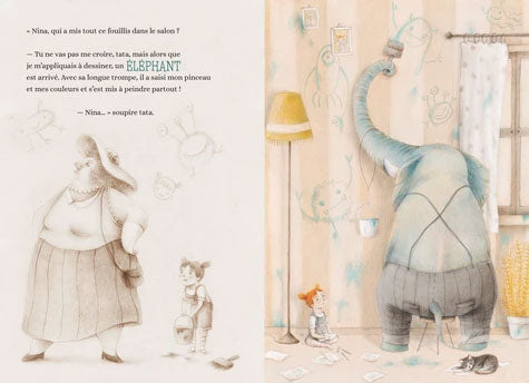 Nina raconte trop d'histoires Livres OLF