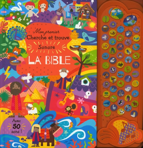 Mon premier cherche et trouve sonore : la Bible Livres La family shop