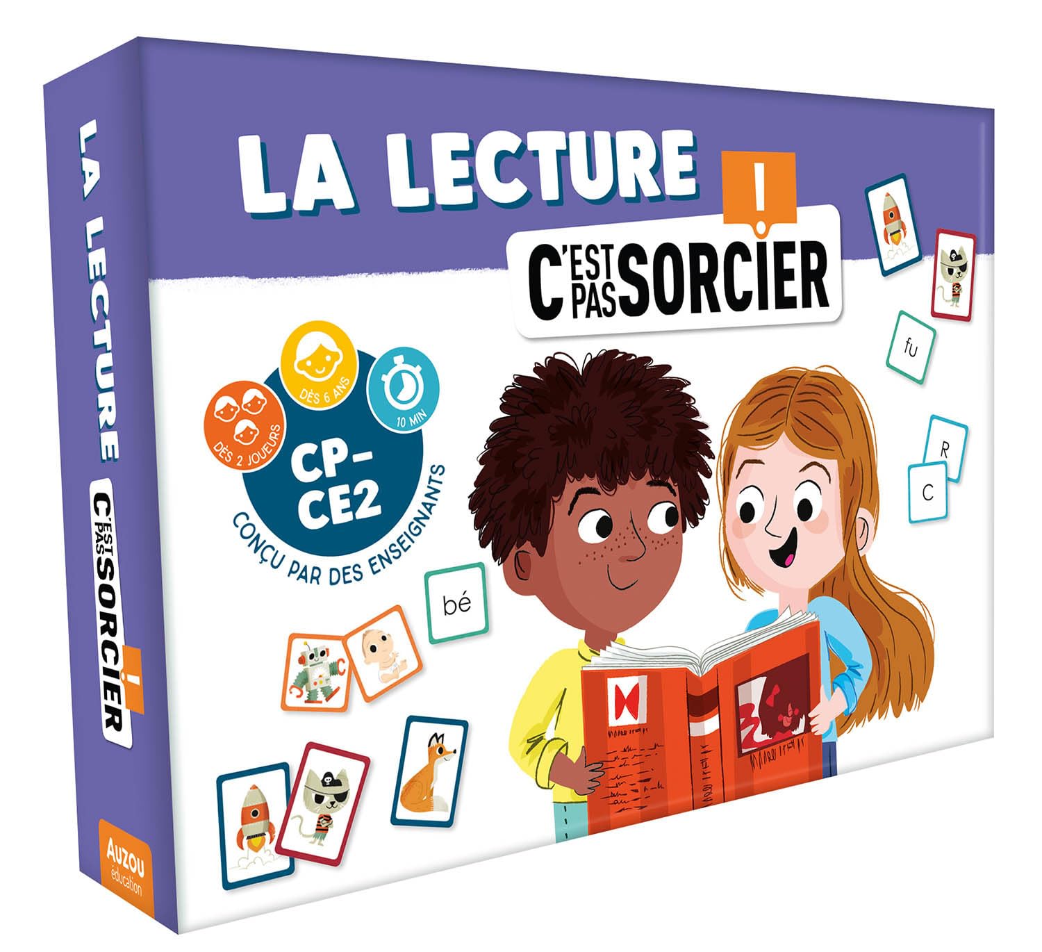 La lecture - C'est pas sorcier ! - Jeux de lecture - 4 ans - 1ère à 3ème harmos Jeux & loisirs créatifs OLF