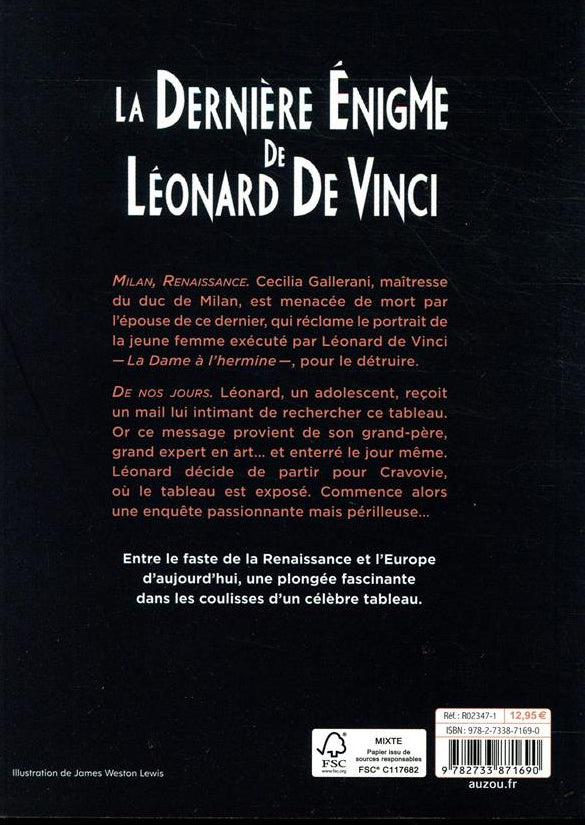 La dernière énigme de Léonard de Vinci - Livre ado