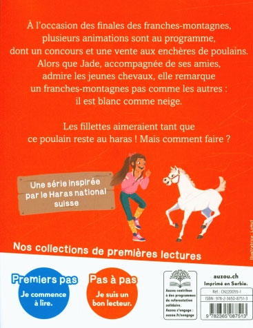 Les chevaux d'Avenches - T3: le poulain blanc. Livres OLF