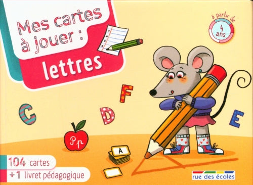 Lettres - Mes cartes à jouer - Jeu éducatif