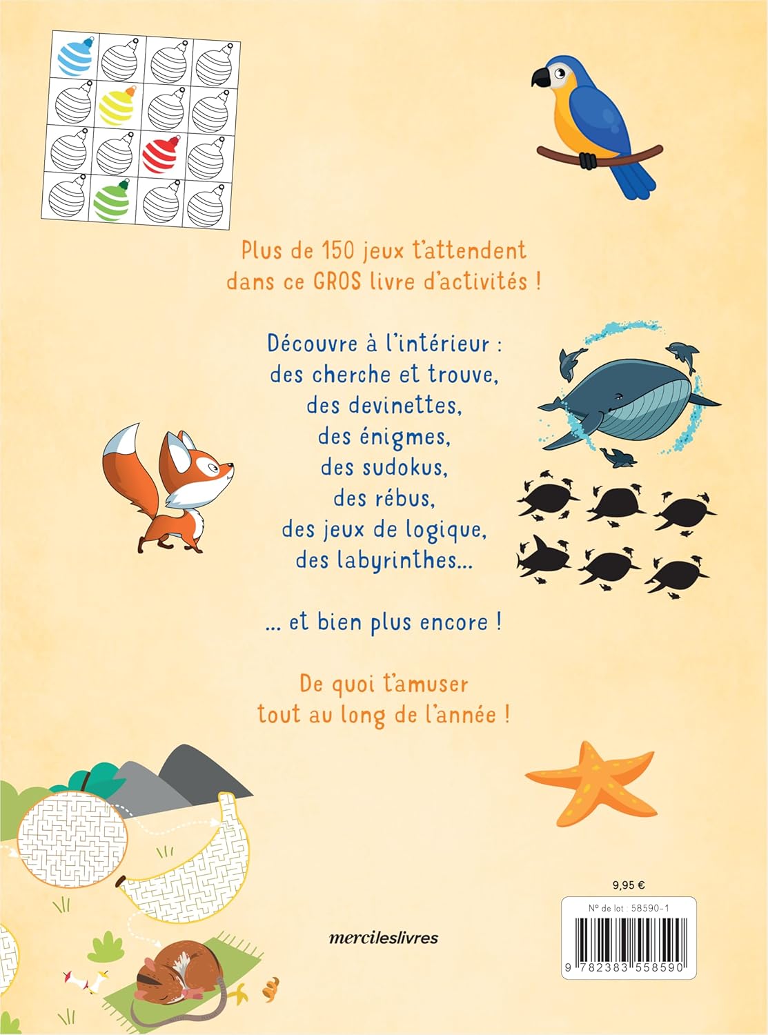 Mon gros livre d'activités - Plus de 150 activités 7-9 ans Appuis scolaires, Cahiers de jeux Dilisco - OLF