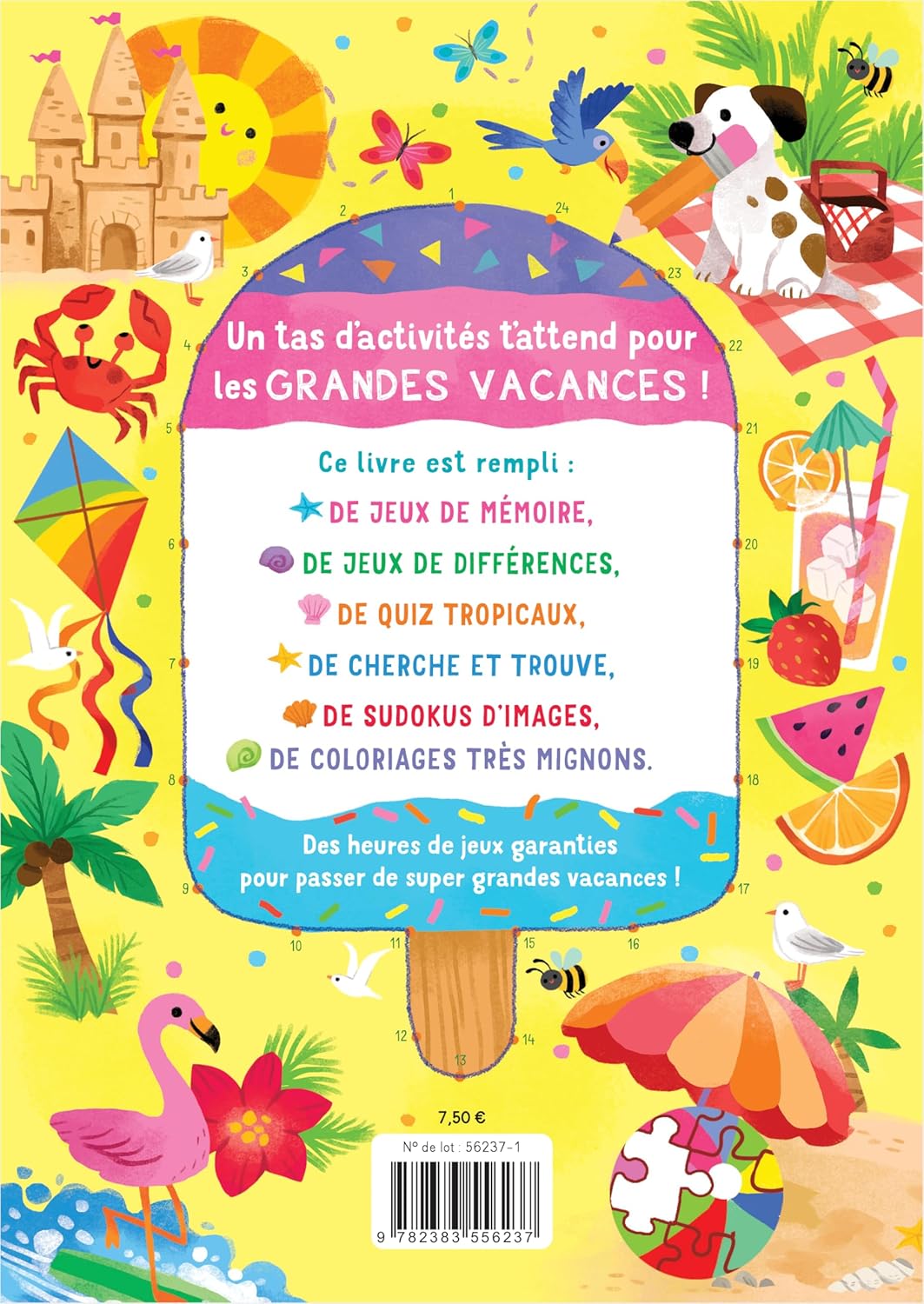 Mon super livre de jeux - Vacances d'été Cahiers de vacances Dilisco - OLF