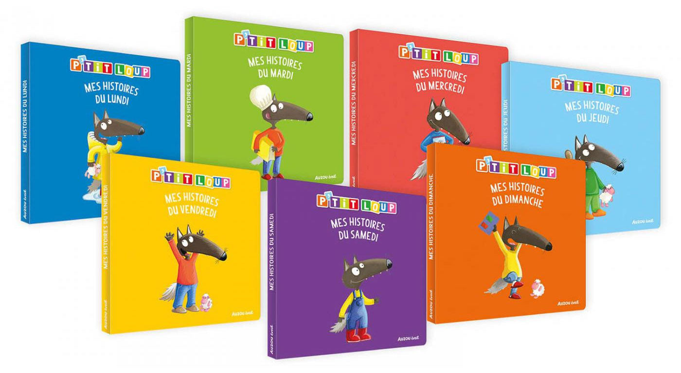 Ma bibliothèque P'tit Loup: mes 7 livres de la semaine Livres La family shop