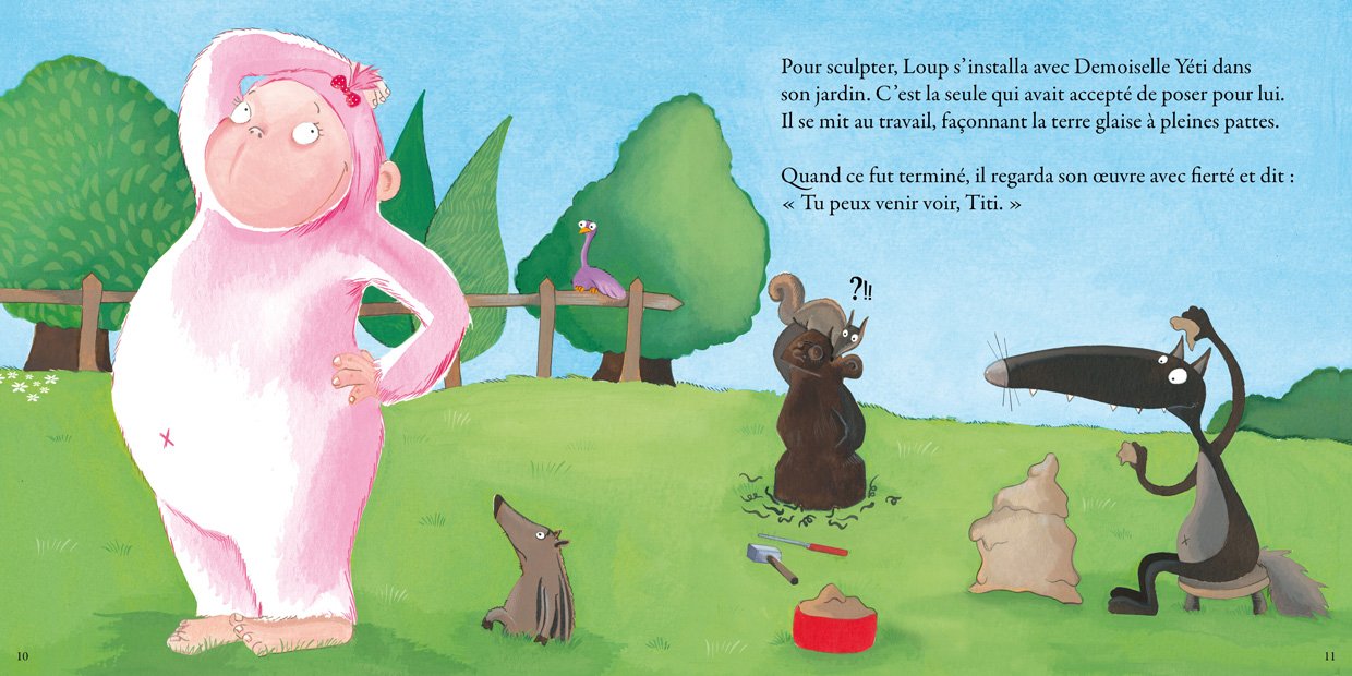 Le loup qui voulait être un artiste Livres OLF