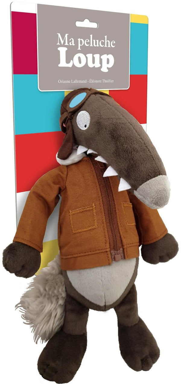 Ma peluche loup Aviateur Jeux OLF