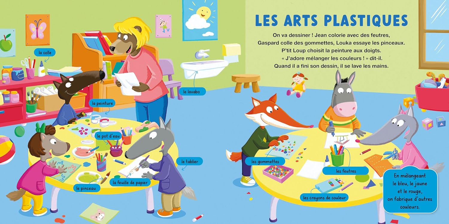 P'tit Loup : Mon doc' - L'école Livres OLF