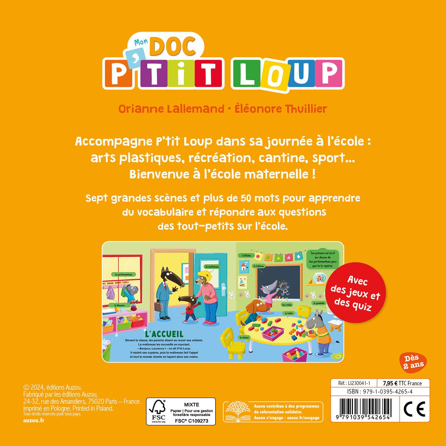 P'tit Loup : Mon doc' - L'école Livres OLF