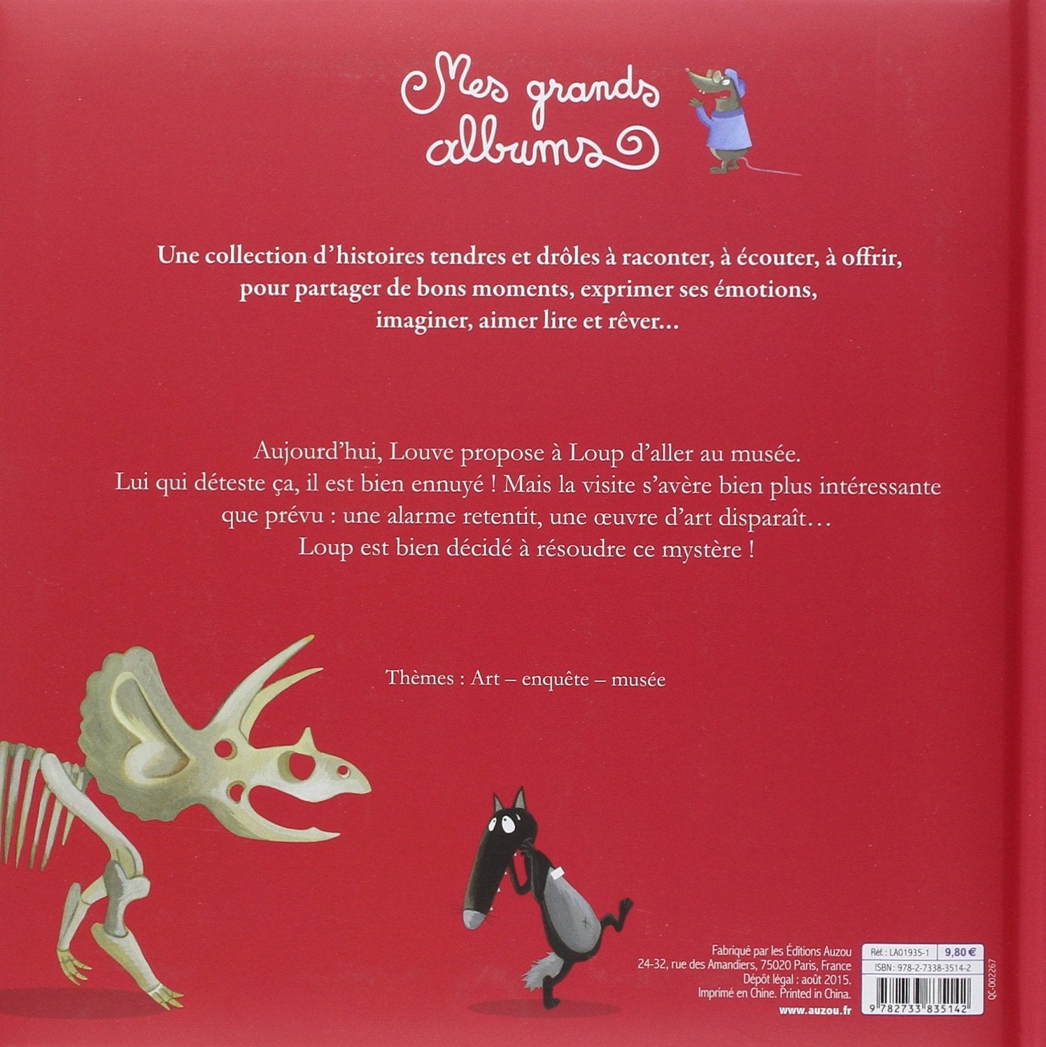 Le loup qui enquêtait au musée Livres OLF