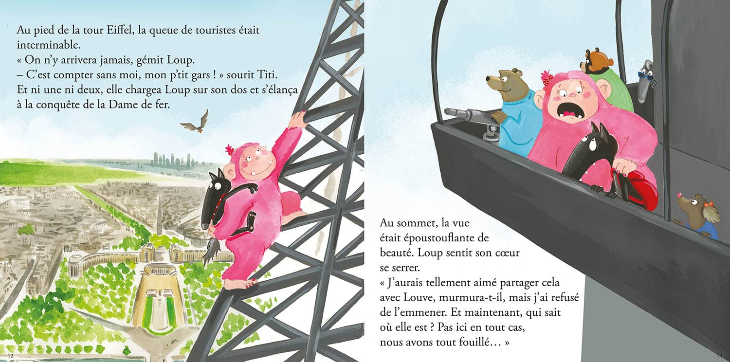 Le Loup qui explorait Paris Livres OLF