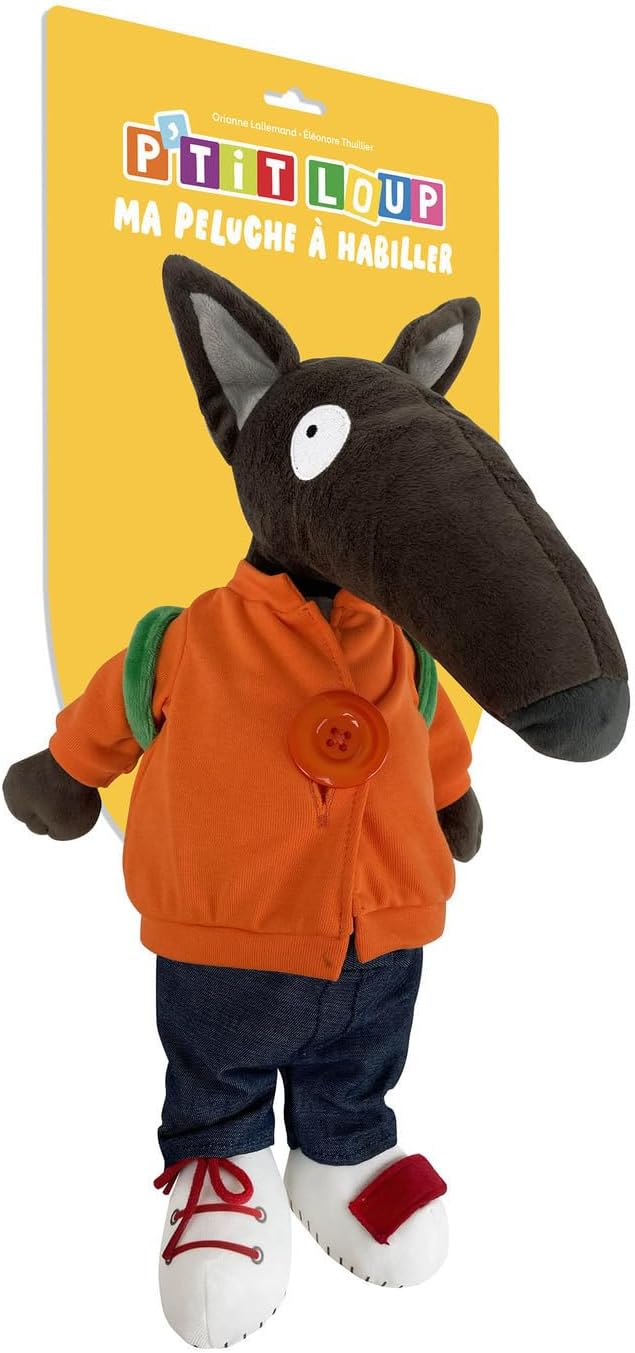 P'tit Loup - Ma peluche à habiller - grand format Jeux & loisirs créatifs OLF