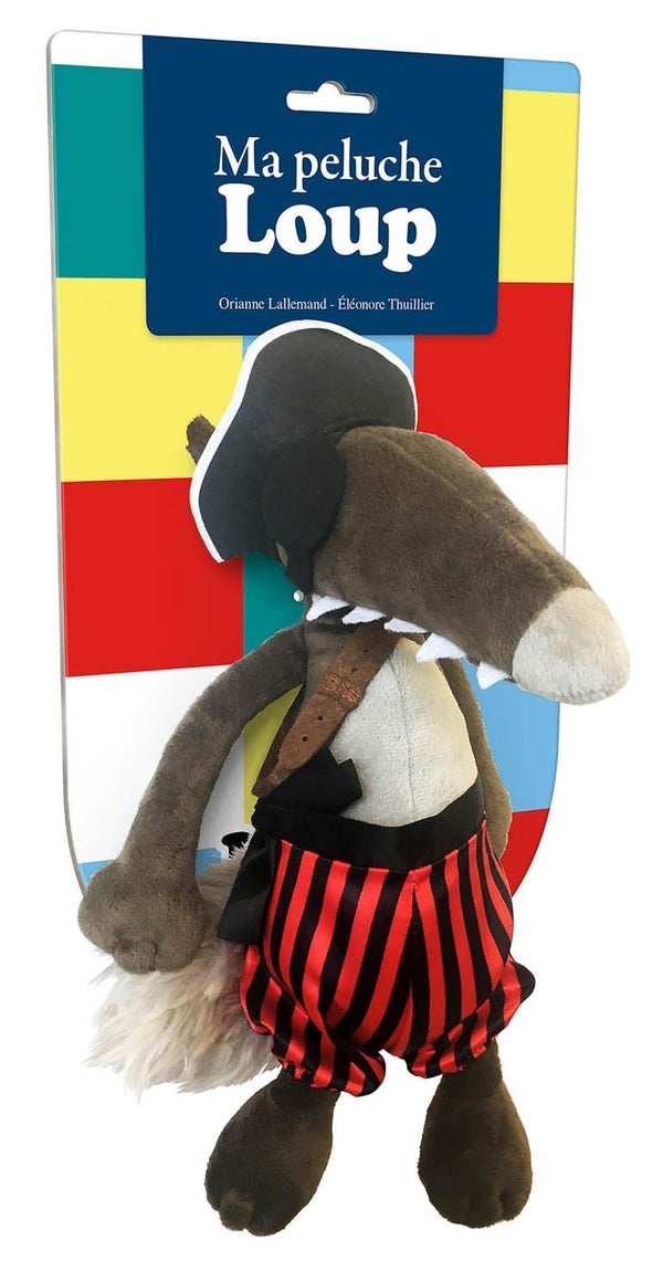 Ma peluche loup habillée en pirate Jeux OLF
