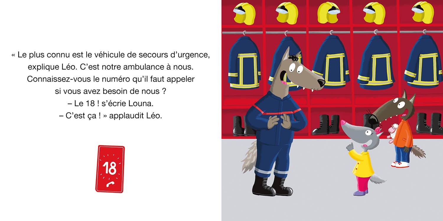 P'tit Loup veut devenir pompier Livres OLF