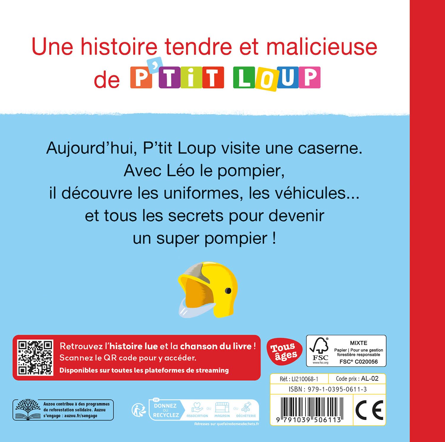 P'tit Loup veut devenir pompier Livres OLF