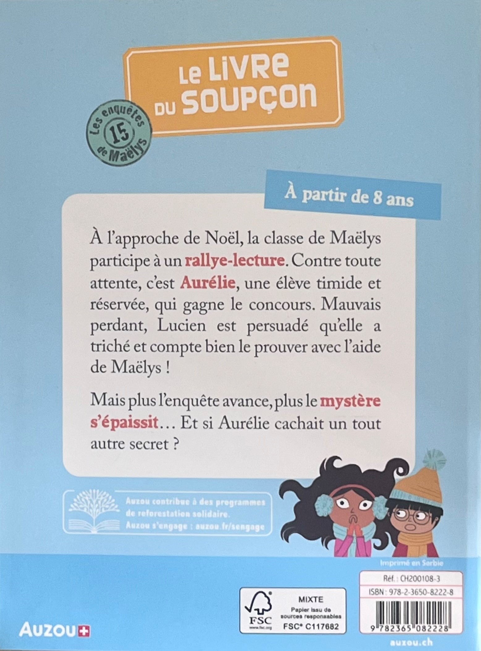 Les enquêtes de Maëlys - T15: Le livre du soupçon - Dès 8 ans Livres OLF