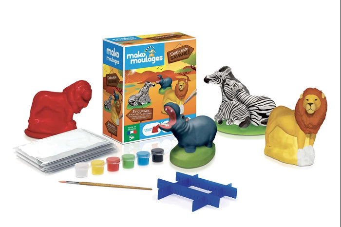 MAKO KIT 3 MOULES DESTINATION SAVANE - 3 moules Jeux & loisirs créatifs Interplay - Swissgames