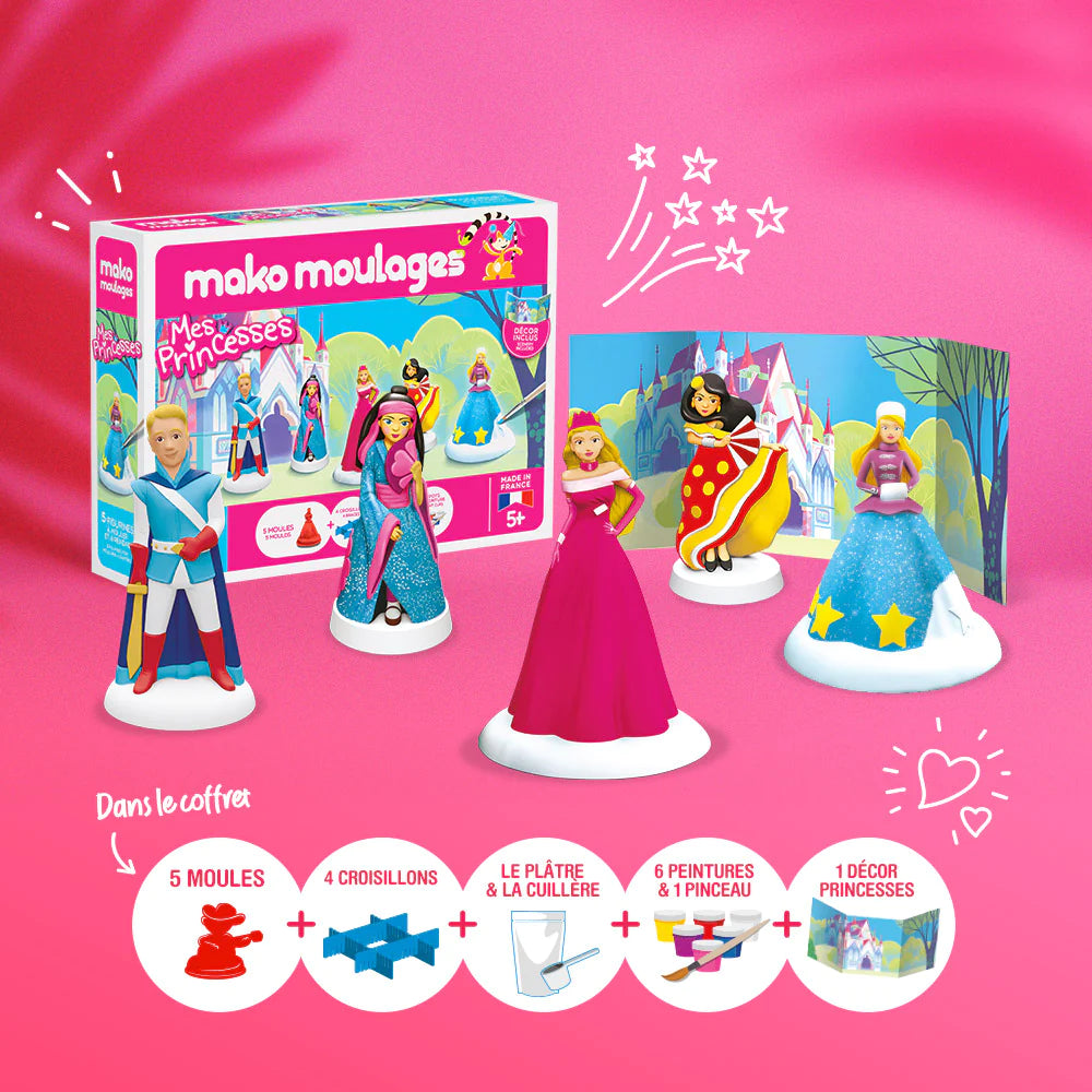 MAKO COFFRET MES PRINCESSES 5 MOULES Jeux & loisirs créatifs Swissgames