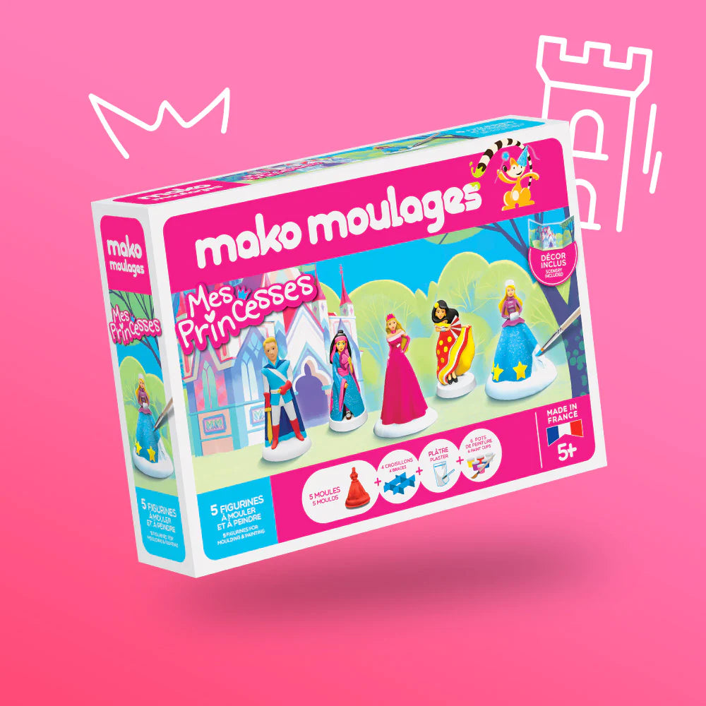 MAKO COFFRET MES PRINCESSES 5 MOULES Jeux & loisirs créatifs Swissgames