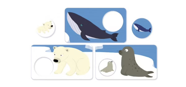 La petite école - Animaux maman - bébé à assembler - Dès 24 mois Jeux & loisirs créatifs swissgames