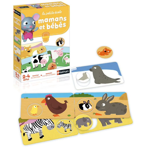 La petite école - Animaux maman - bébé à assembler - Dès 24 mois Jeux & loisirs créatifs swissgames