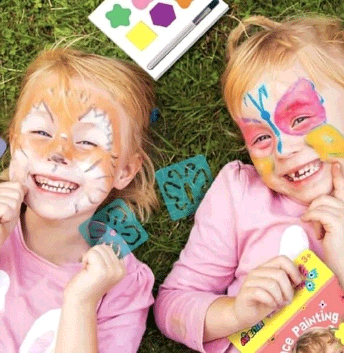 Maquillage Visage avec 6 couleurs