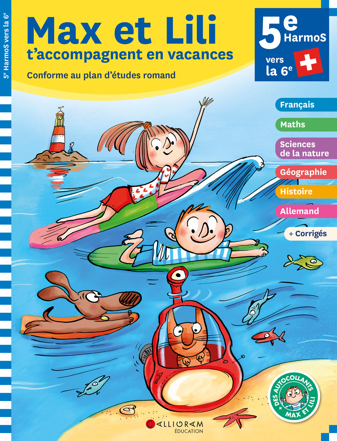 5ème Harmos - Cahier de vacances de Max et Lili Cahiers de vacances La family shop