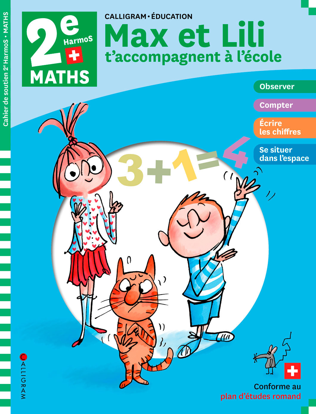 2P HarmoS - Max et Lili t'accompagnent à l'école - Maths Appuis scolaires OLF