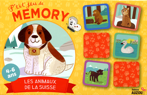 P'tit jeu de Memory : les animaux de la Suisse Jeux & loisirs créatifs OLF