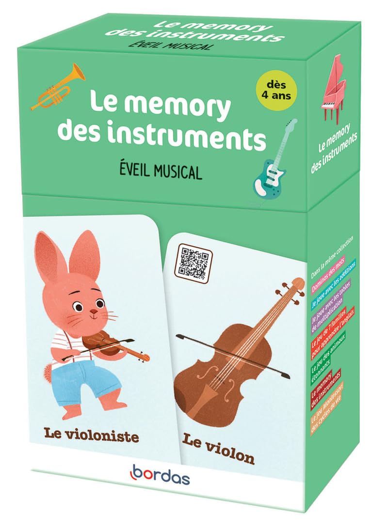 Le memory des instruments Jeux & loisirs créatifs OLF (Interforum)