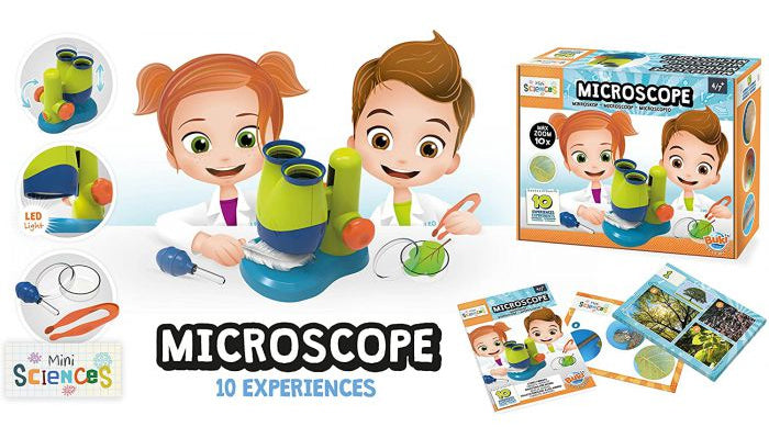 Mini microscope enfant dès 4 ans Jeux & loisirs créatifs Interplay (swissgame)