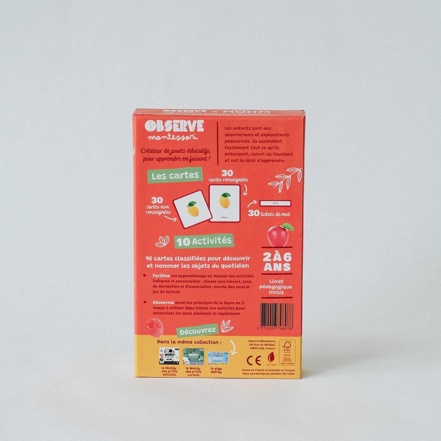 Mini-Mondy : Fruits & Légumes Jeux & loisirs créatifs OLF