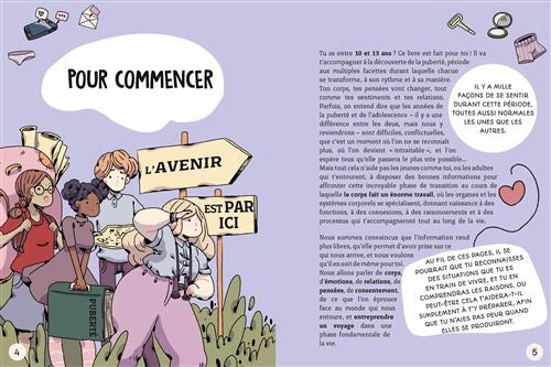 Mon corps change : guide de survie à la puberté Livres OLF - Interforum