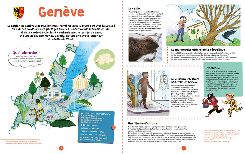 Mon très grand atlas de Suisse - Dès 6 ans Livres OLF