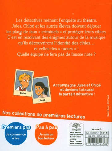 Mes enquêtes à l’école des détectives T.7 : En avant la musique Livres OLF