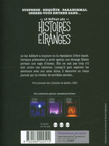 Le mystère du lac Adélard - Livre ado dès 10 ans Livres La family shop