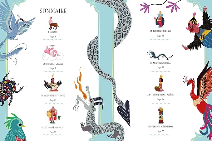 Le grand livre des mythologies - Histoires de Dieux et de Héros du Monde Entier Livres La family shop