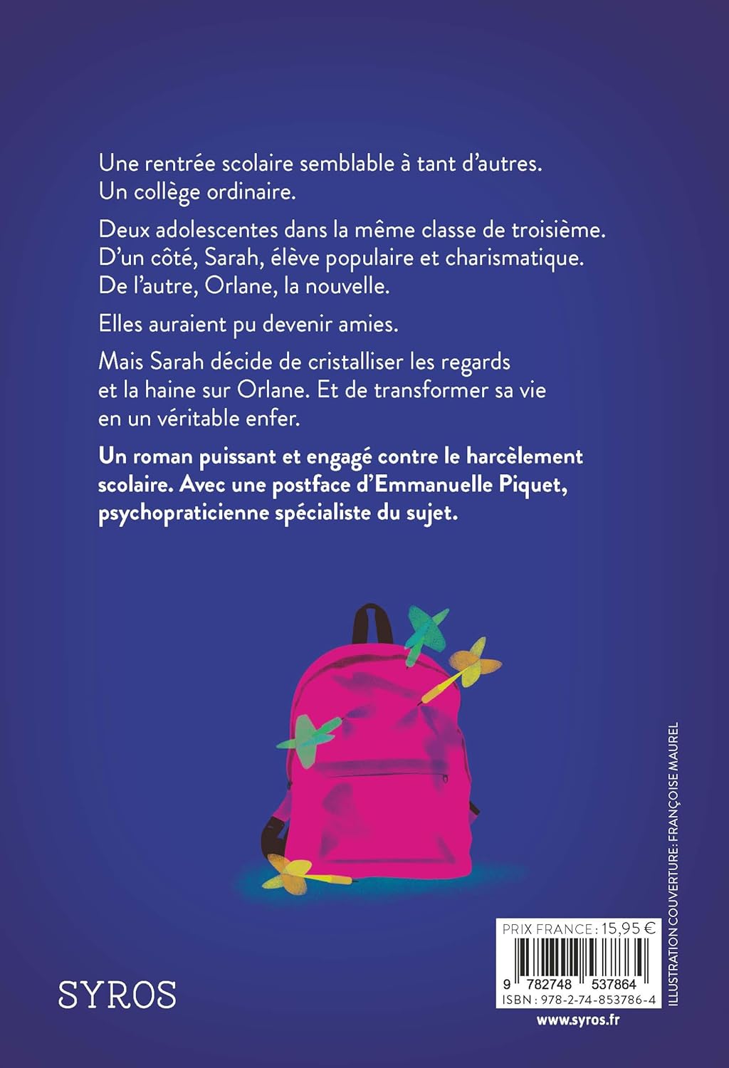 Ne vois-tu rien venir ? - roman pour ados sur harcèlement scolaire Livres OLF