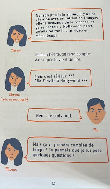 A2 - 8-9P - Nouvelle Star in Hollywood - Alex's Journal. Texte en français et anglais Livres OLF